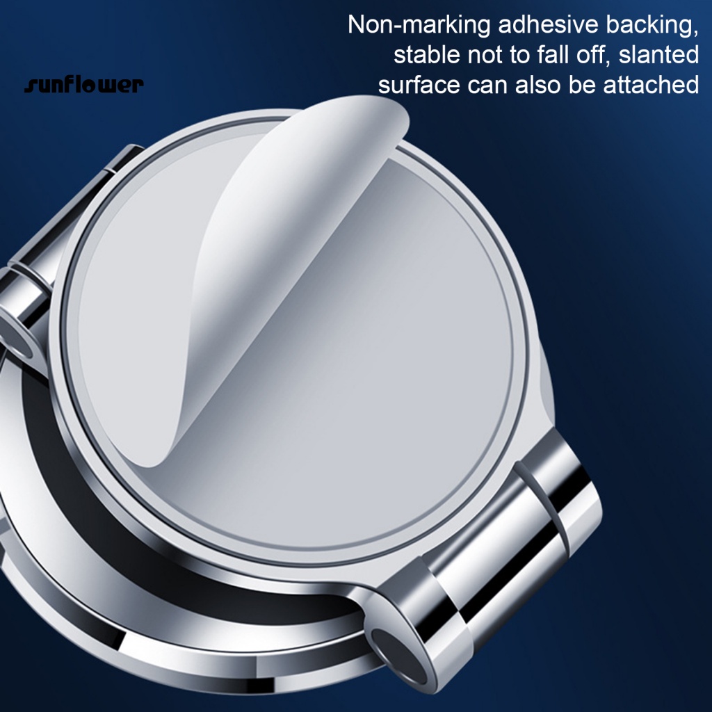 Giá Đỡ Điện Thoại ABS Xoay 360 Độ Gắn Bảng Điều Khiển Xe Hơi