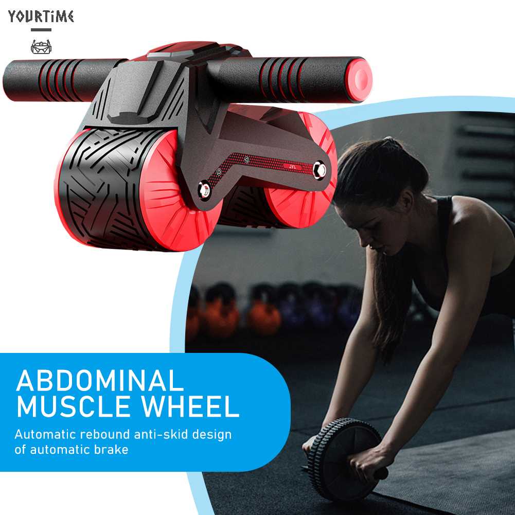 Con Lăn Tập Bụng Có Đệm Đầu Gối An Toàn Không Ồn Màu Sắc Ngẫu Nhiên