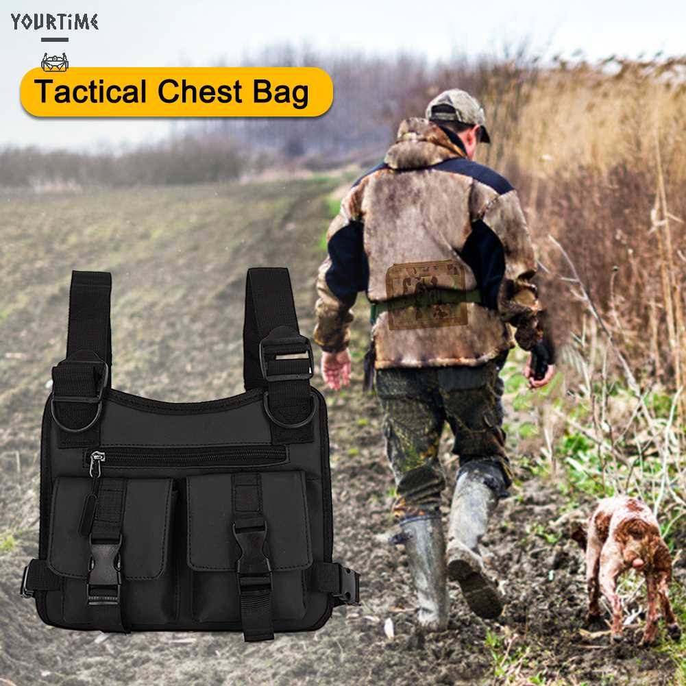 Túi Đeo Chéo Ngực Đa Năng Phong Cách Hip hop Cho Nam