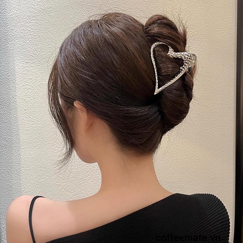 ⭐Y2k Kẹp Tóc Đuôi Ngựa Bằng Kim Loại Hình Ngôi Sao Năm Cánh Ngọt Ngào Cá Tính Cho Nữ