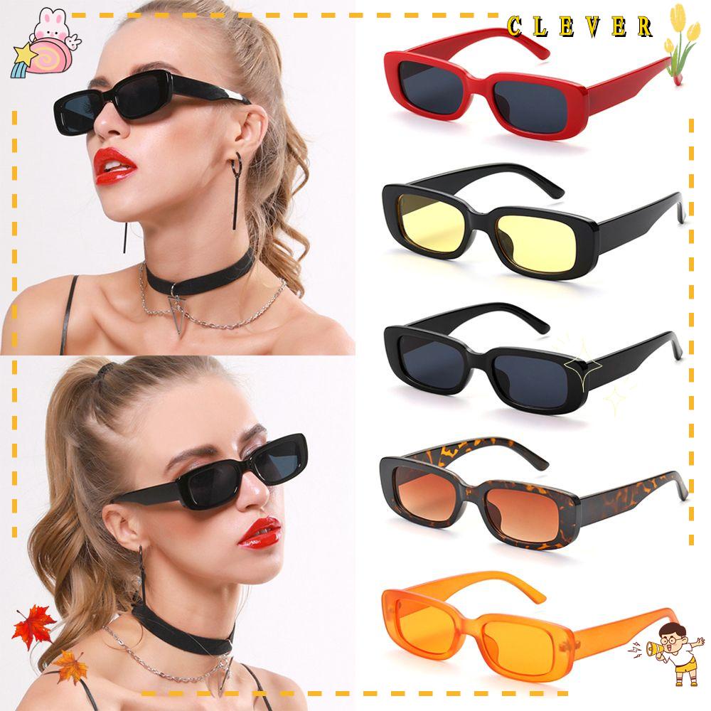 Kính Mát Gọng Vuông Chống Tia Uv400 Thời Trang Cho Nữ