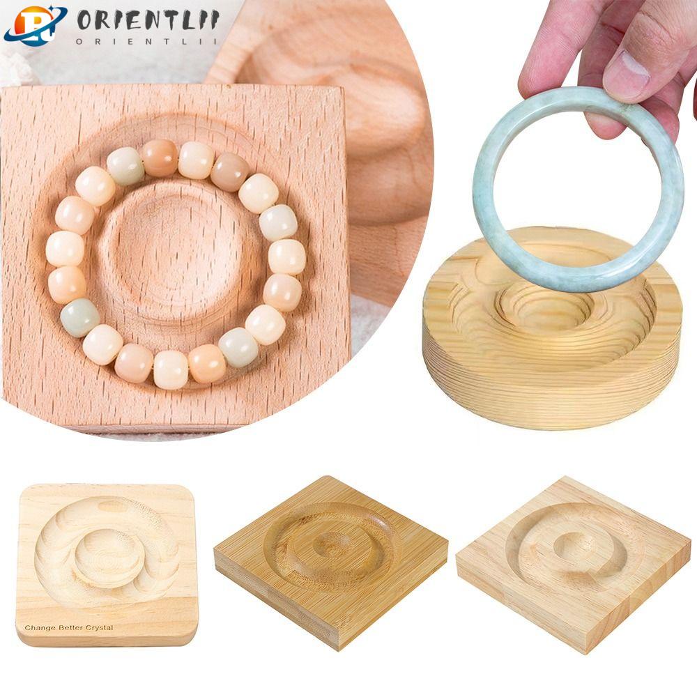 Khay Đựng Hạt Cườm Bằng Gỗ Tre Dùng Làm Trang Sức Tiện Lợi