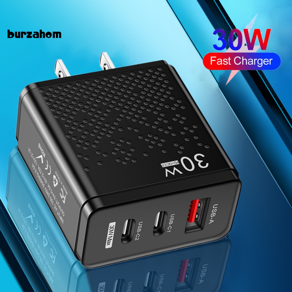 Bộ Chuyển Đổi Nguồn Điện USB 2PD Type-C Hiệu Quả Cao An Toàn Cho Điện Thoại