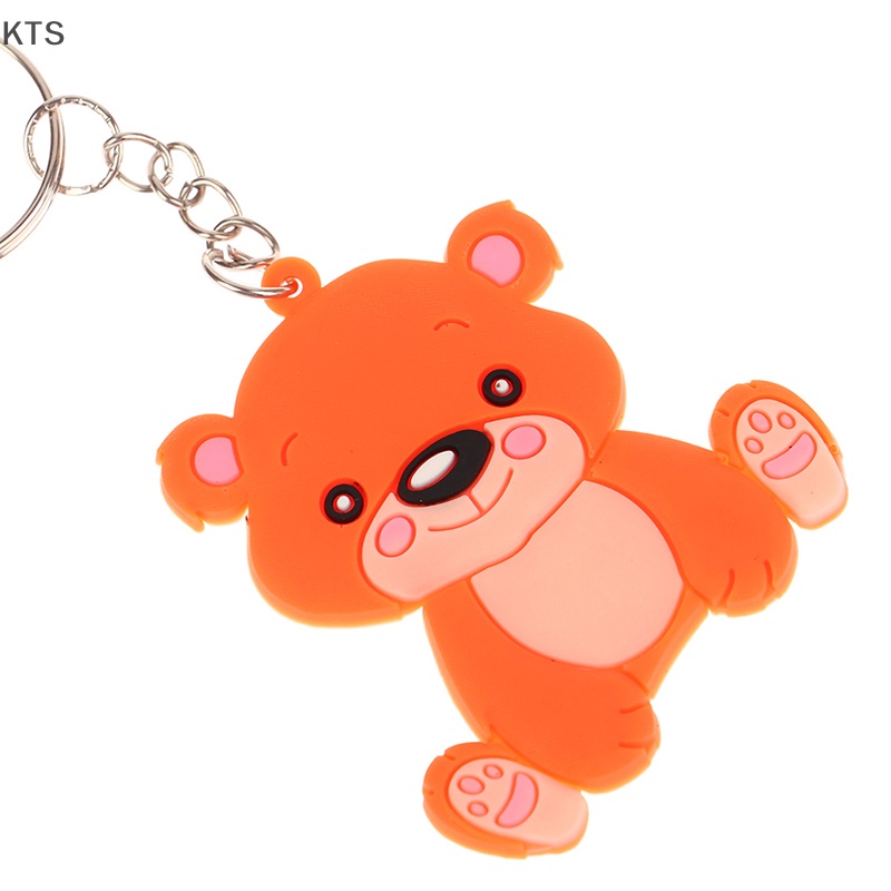 1 Vỏ Silicon Bảo Vệ Chìa Khóa Xe Hơi In Hình Động Vật Dễ Thương