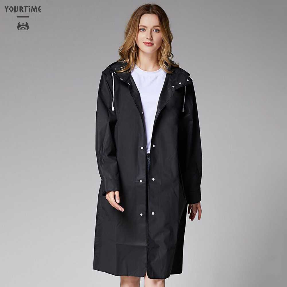 Áo Mưa Dáng Dài Chống Thấm Nước Có Mũ Trùm Tiện Lợi Dành Cho Nam Và Nữ