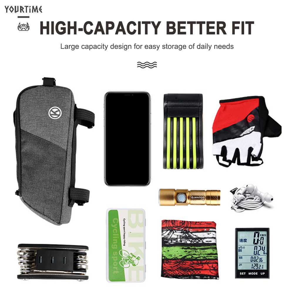 Túi Đựng Đồ Gắn Khung Trước Xe Đạp Chống Thấm Nước Kích Cỡ Lớn Tiện Dụng