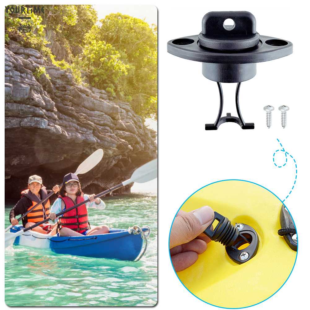Nút Chặn Lỗ Thoát Nước Hình Oval Bằng Thép Không Gỉ Cho Thuyền Kayak