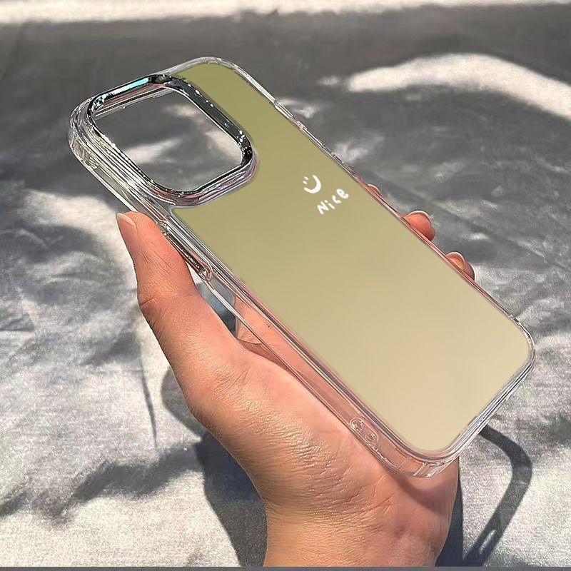 ✅Ốp Điện Thoại Mềm Chống Sốc Màu Gradient Họa Tiết Mặt Cười Cho Iphone 14pro 13 7 811 12Maxplus 7T6O 14pro