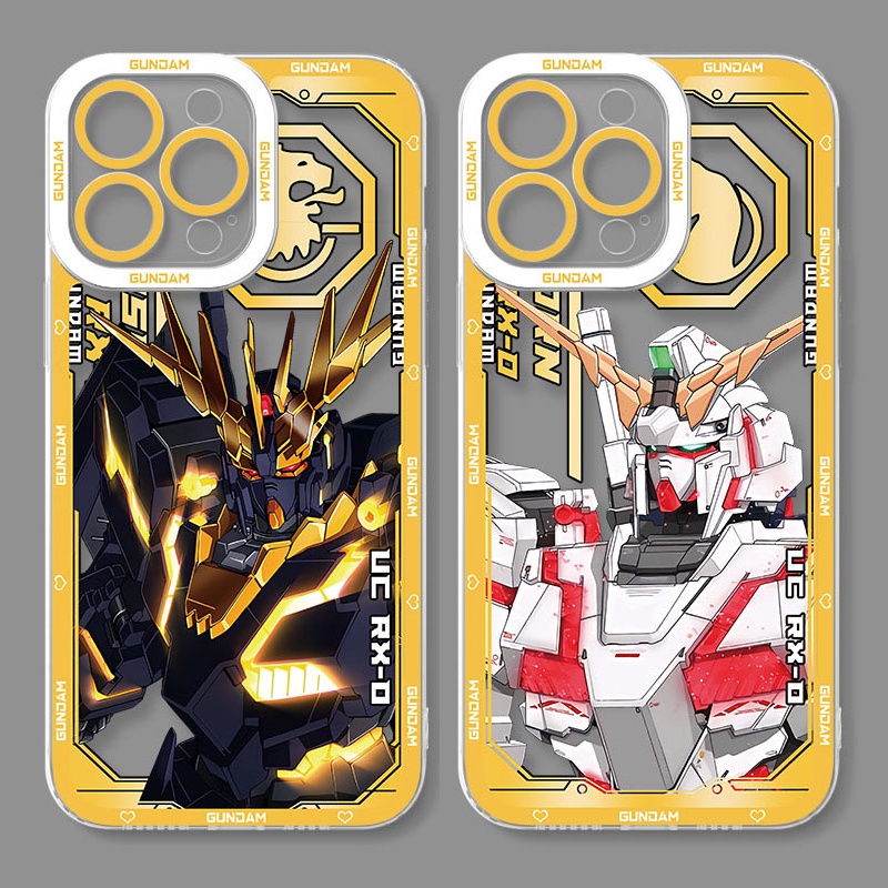 Ôp Điện Thoại Dẻo Trong Suốt Họa Tiết Hoạt Hình gundam Dễ Thương Cho Samsung Galaxy A24 A14 A33 A73 A34 A54 A70 A22 Note 9 10 Plus 20 S9 S10 S23 S20 FE S21 S22 Ultra 5G Ốp