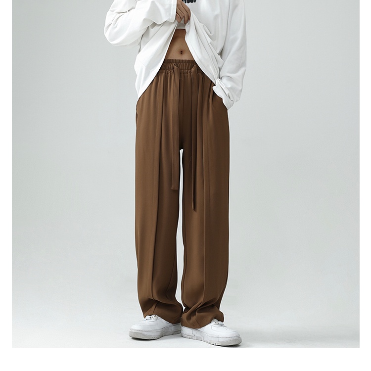 Quần Dài Ống Rộng Phong Cách Hàn Quốc Năng Động Dành Cho Nam