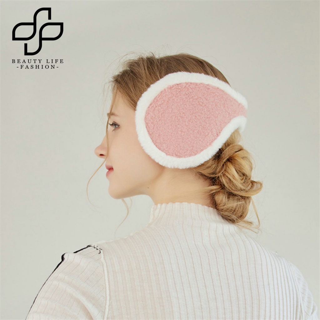 Chụp Tai Siêu Mềm Màu Trơn Giữ Ấm Mùa Đông