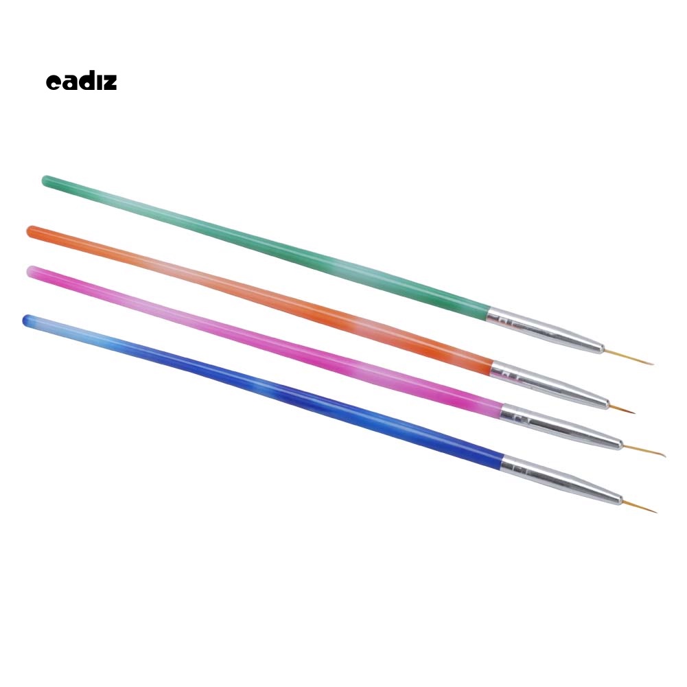 Set 4 Cọ Vẽ Trang Trí Móng Tay Nghệ Thuật Chuyên Nghiệp