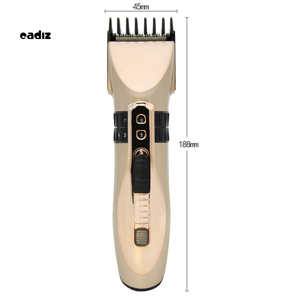 Bộ Tông Đơ Cắt Tóc Không Dây Tiếng Ồn Nhỏ Có Thể Sạc Lại Tiện Dụng