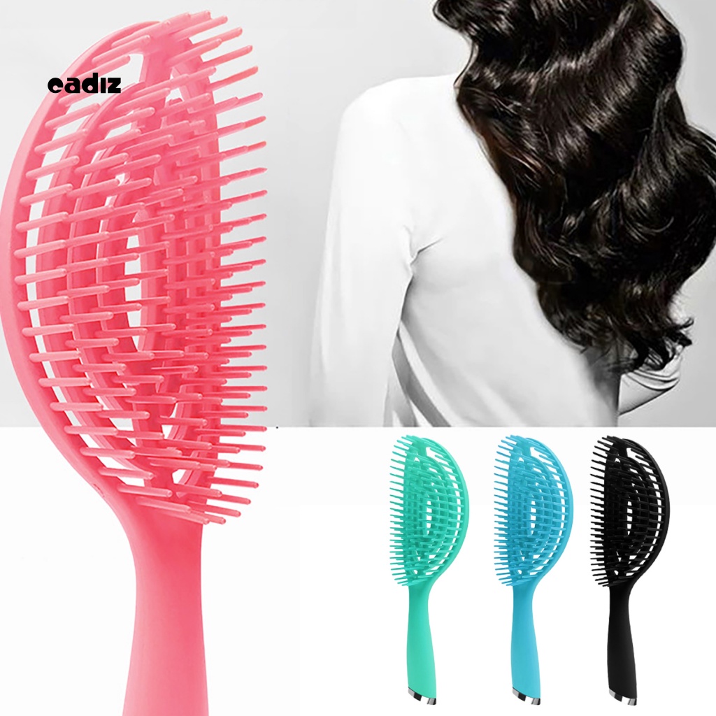 Lược Chải Tóc Mát Xa Da Đầu Bằng Nhựa TPE Thiết Kế Tay Cầm Tiện Dụng Cho Salon