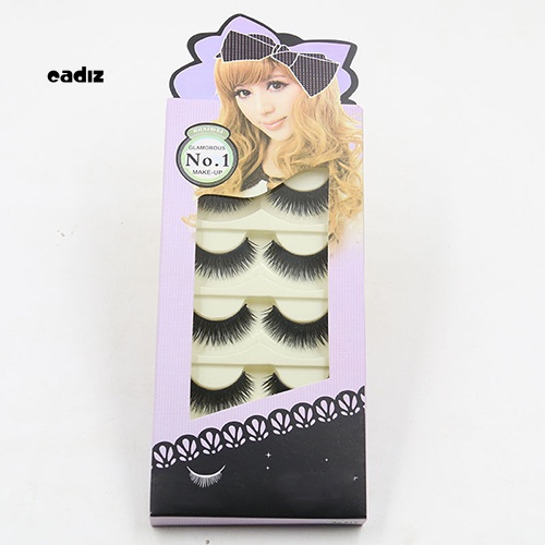 Bộ 5 Cặp Lông Mi Giả Mềm Mại Và Dày