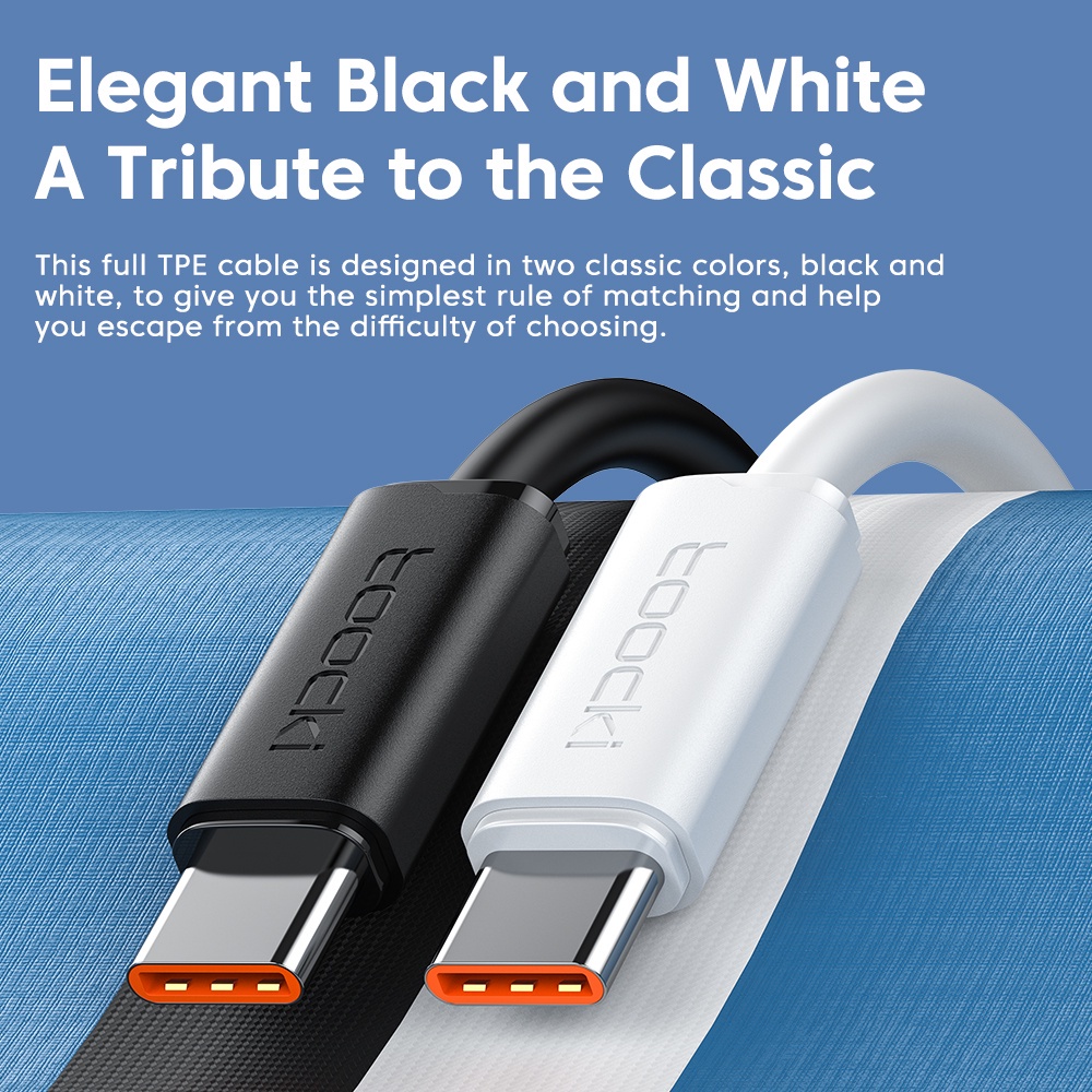 Dây Cáp Sạc Nhanh 100W USB C Sang USB Type-C 60W Dài 1M 2M Cho Xiaomi POCO