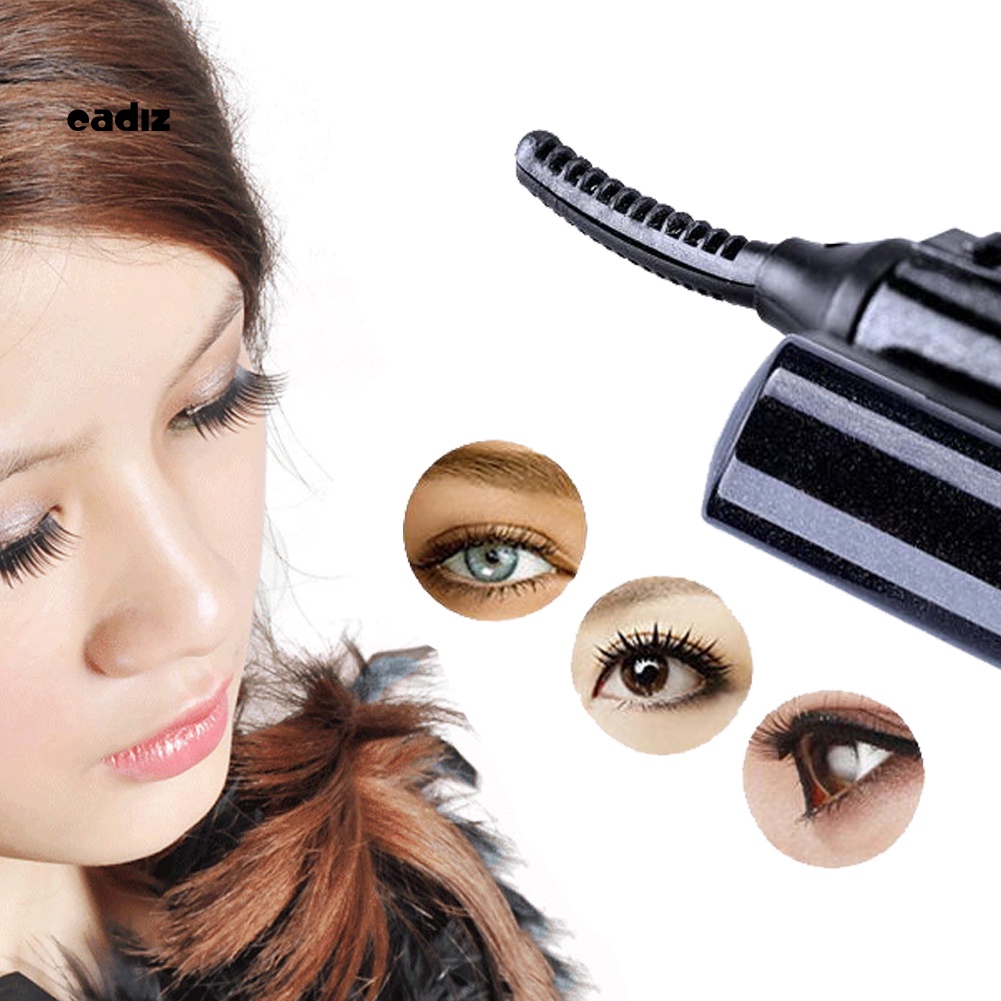 Dụng Cụ Uốn Cong Lông Mi Bằng Nhiệt Nhỏ Gọn Tiện Dụng Cho Nữ