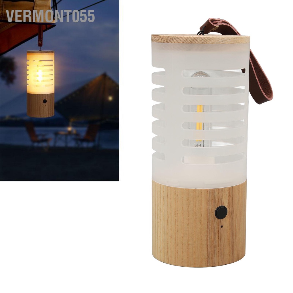 Vermont055 Đèn cắm trại hình trụ Độ sáng có thể điều chỉnh Sạc nhanh LED di động Lều