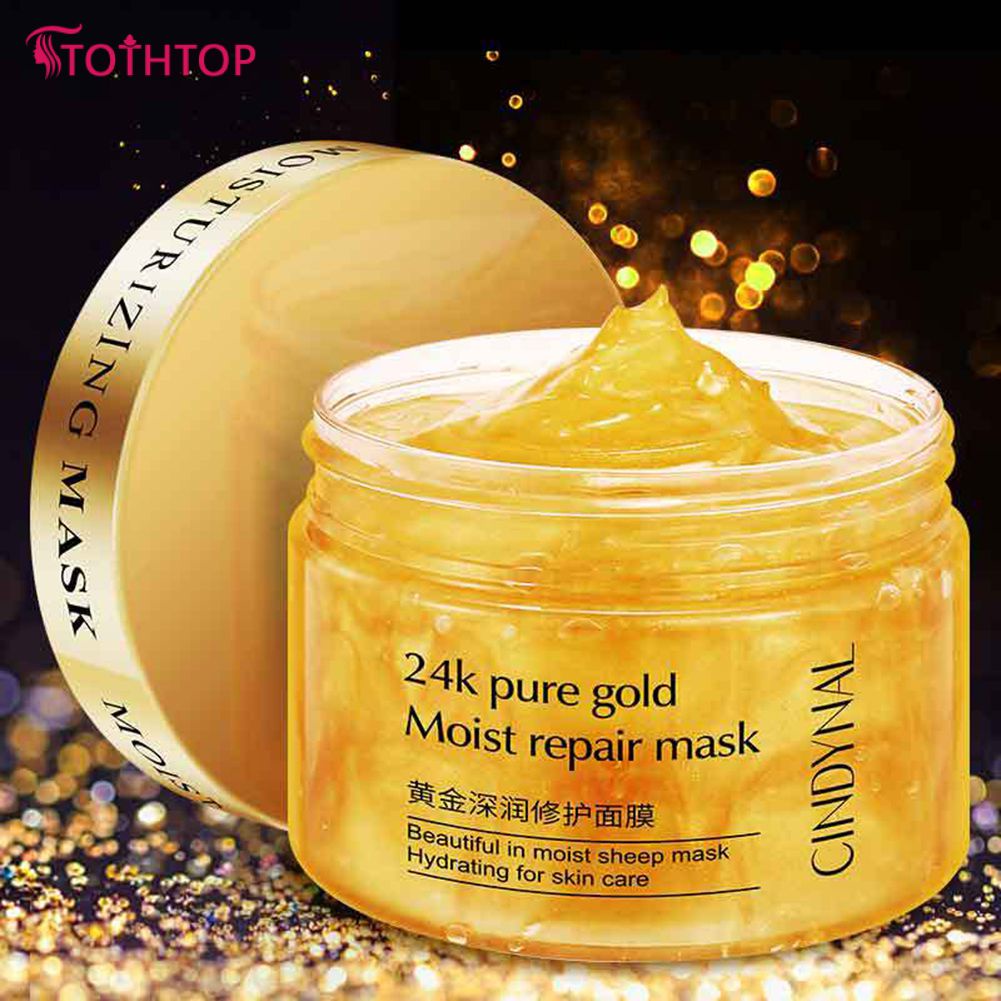 Mặt Nạ Ngủ Collagen Vàng 24k 120g Dưỡng Ẩm Sâu Chống Nếp Nhăn