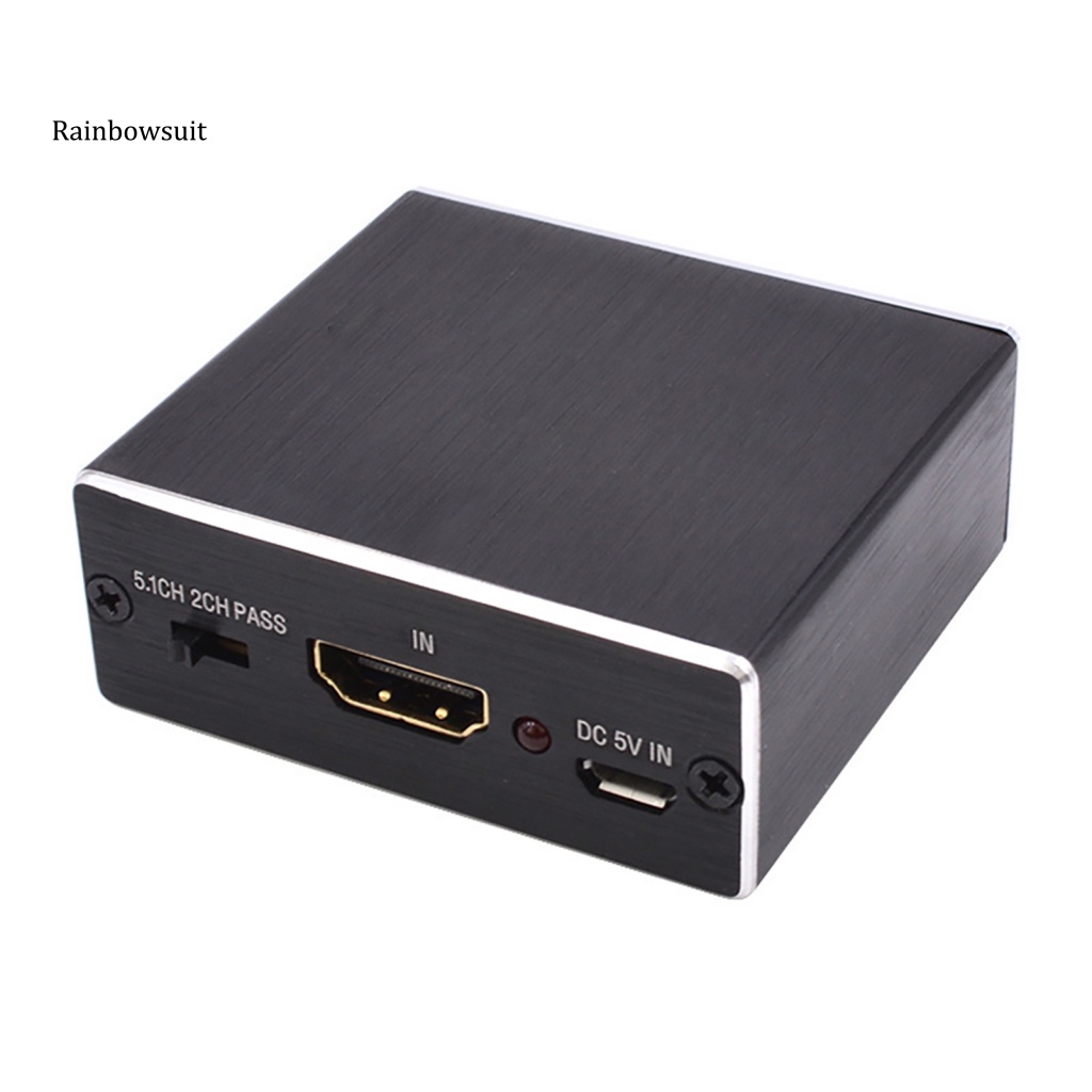 Bộ Chuyển Đổi Âm Thanh HDMI Sang SPDIF + R / L 5.1 Quang Học 4K 2K