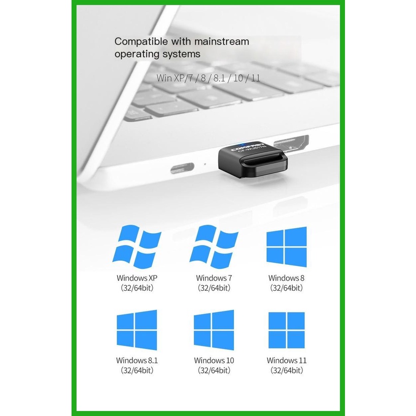 Thẻ Mạng Không Dây COMFAST CF-WU817N mini Đa Năng Cho Máy Tính