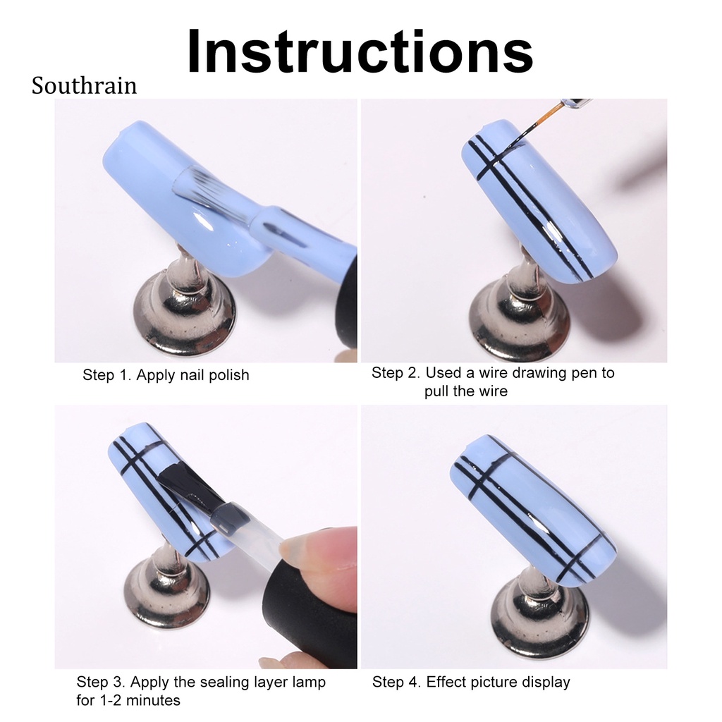 Set 3 Bút Vẽ Trang Trí Móng Tay Nghệ Thuật DIY Siêu Mỏng Nhiều Màu Sắc