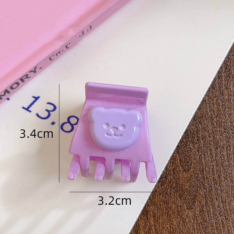 Kẹp Tóc Hình Gấu Nhiều Màu Dễ Thương Phong Cách Hàn Quốc Cho Nữ