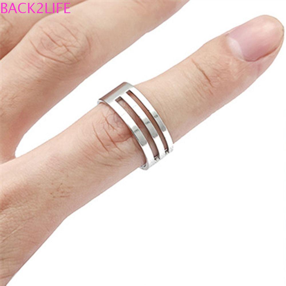 BACK2LIFE Nhẫn Mở Hình Học Kiểu Retro Tự Làm Trang Sức