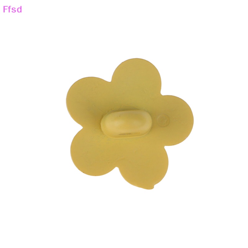 Set 10 Nút Hoa Nhiều Màu Kích Thước 18 / 15mm Trang Trí Áo Len / Đầm Cho Bé