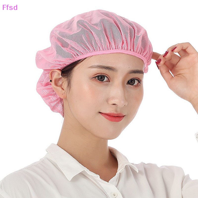 {Ffsd} Mũ Lưới Đầu Bếp Làm Việc Nhà Máy Sản Xuất Hàng Bán Chạy