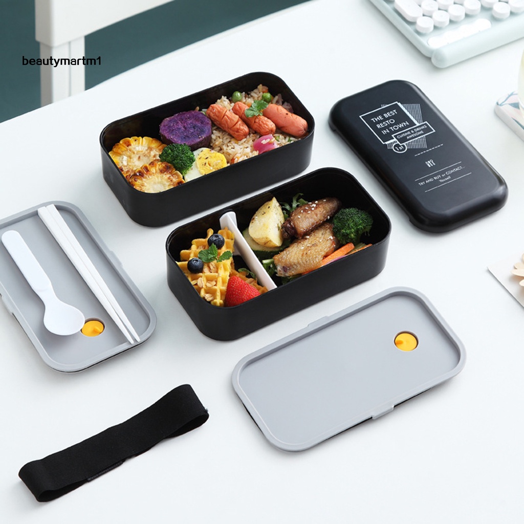 1 Bộ Hộp Đựng Thức Ăn Cách Nhiệt Bằng PP Thân Thiện Với Môi Trường Nhiều Ngăn