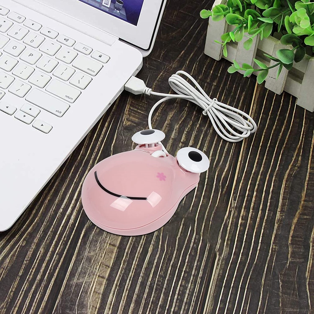 Chuột Quang Có Dây USB 3D Hình Động Vật Dễ Thương Cho PC Laptop Notebook