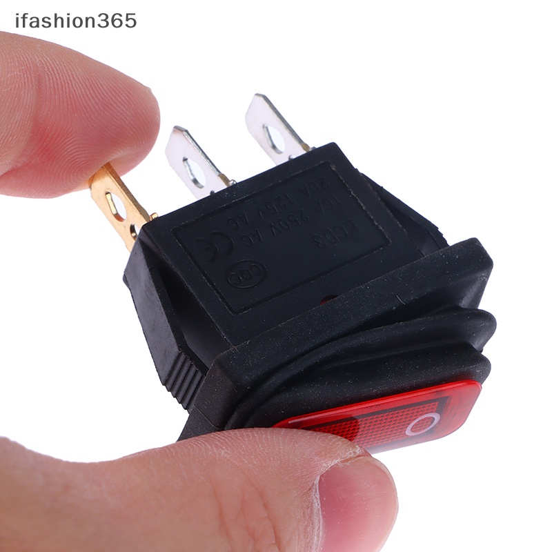 Công Tắc Đèn LED 3 Chấu 12V 220V 20A ifashion365 Chất Lượng Cao
