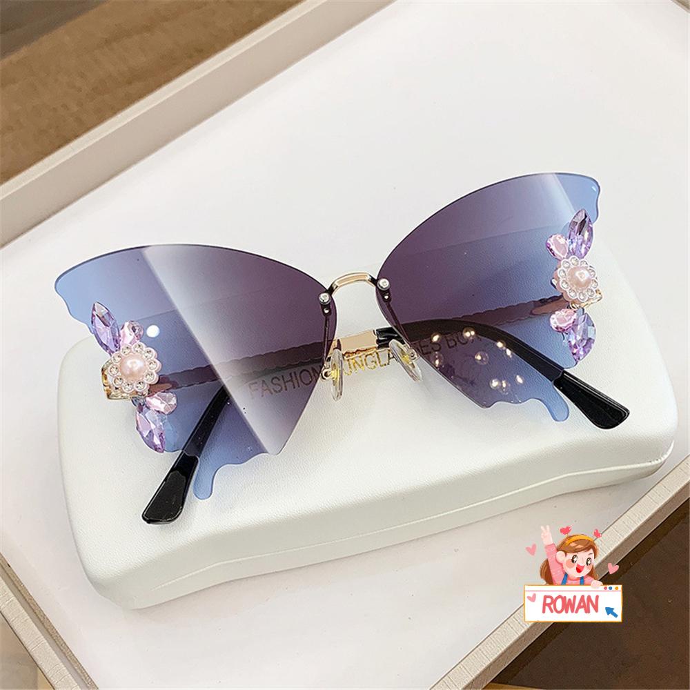 Kính Mát Hình Bướm Dễ Thương Thời Trang Đường Phố