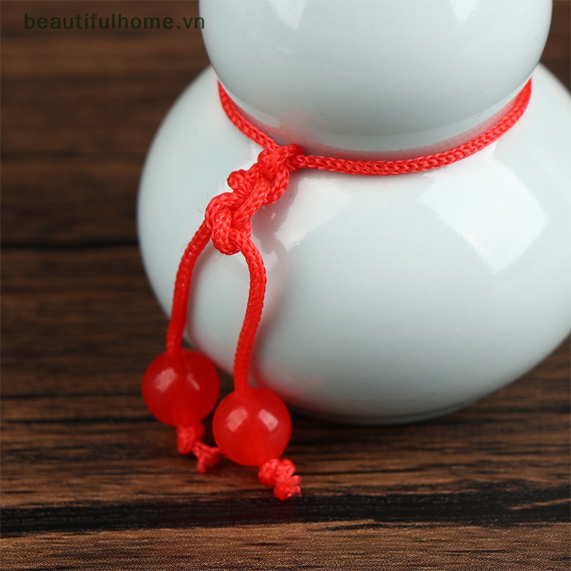 1 Hũ Đựng Thuốc Bằng Sứ Hình Quả Bầu Di Động Tiện Dụng