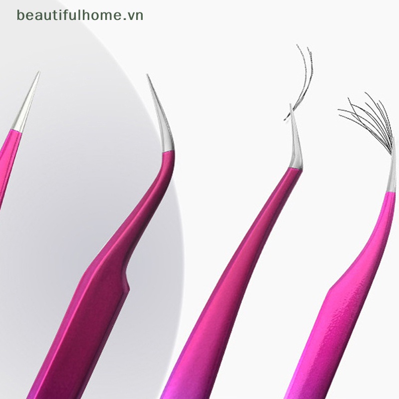 1 Nhíp Gắn Mi Giả Thẳng &amp; Cong Bằng Thép Không Gỉ