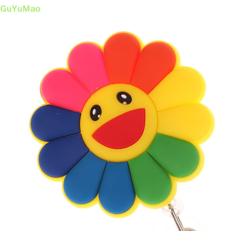 [cxGUYU] Giá Đỡ Thẻ ID / Huy Hiệu Y Tá Bằng Silicon Thu Gọn Được Hình Hoa Nhiều Màu Thời Trang PRTA