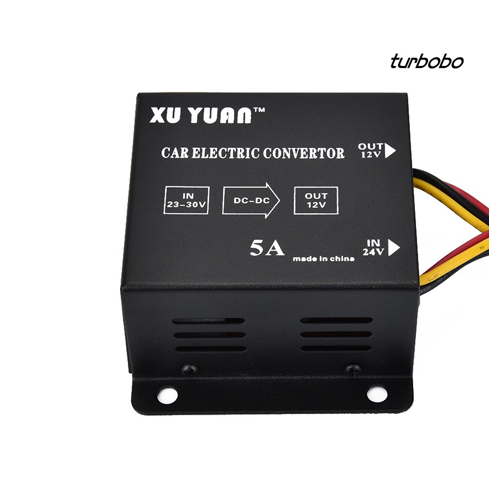 Bộ Chuyển Đổi Nguồn Điện 5A 24V Sang 12V Cho Xe Hơi