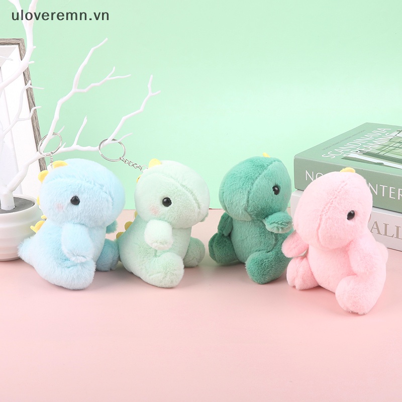 Móc Khóa Hình Khủng Long Nhồi Bông Mềm Mại Đáng Yêu