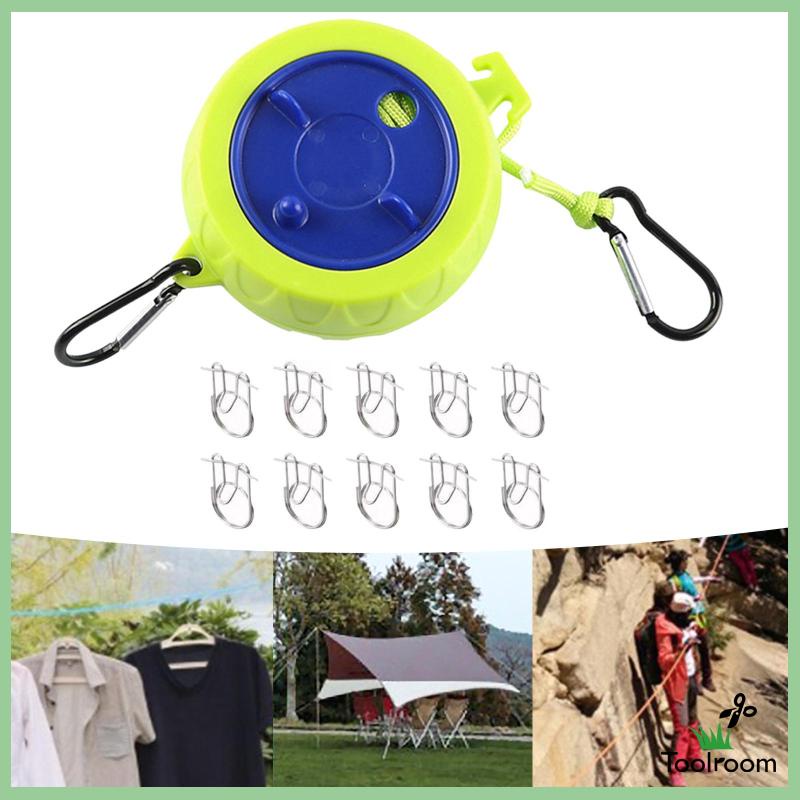 Dây Phơi Khô Quần Áo / Đồ Dùng Có Thể Điều Chỉnh Tiện Dụng Cho Du Lịch / Leo Núi RV