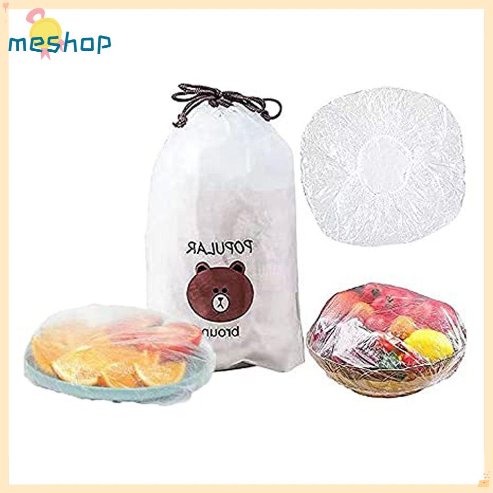 Set 100 Nắp Silicone Đậy Tô Chén Hình Vuông Tròn Co Giãn Tiện Lợi