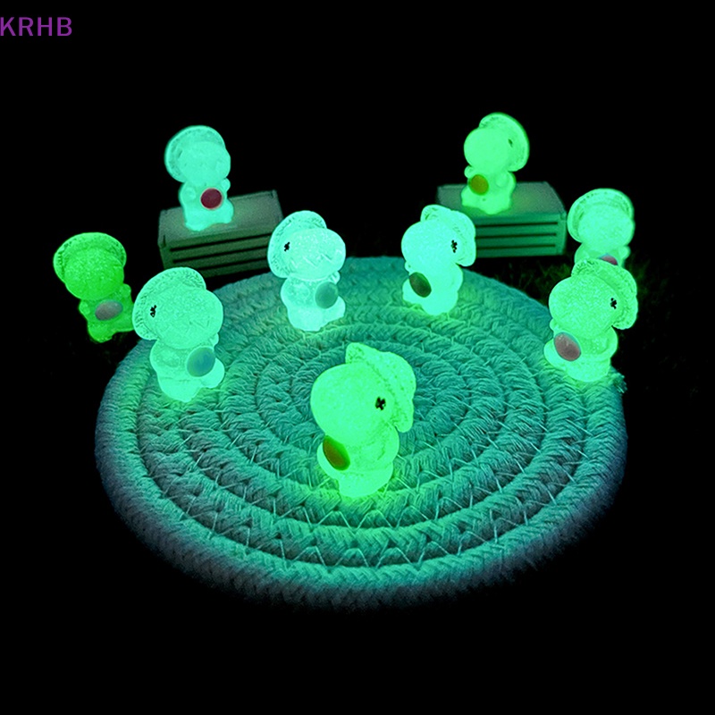 Bộ 5 Mô Hình Khủng Long Mini Bằng Nhựa Phát Quang Dùng Trang Trí DIY Mới