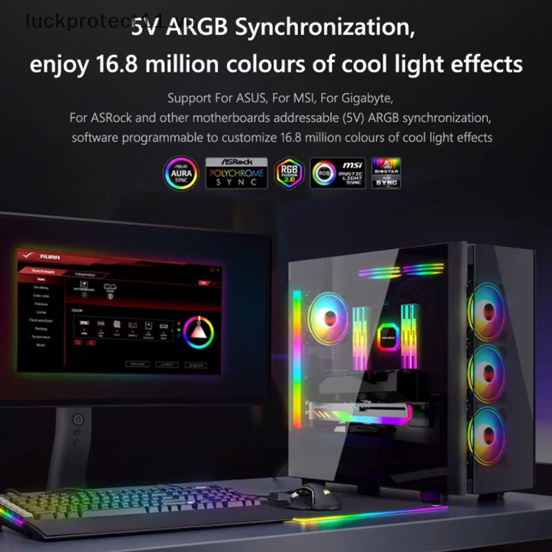# Dây Cáp 3C &amp; NEW 3C # Giá Đỡ Điện Thoại Dragonscale GT8 GPU 5V A-RGB Nhiều Màu Sắc