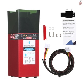 5.5W / 10W Laser Module 450nm Engraving Laser Head Adjustable Focal Length High Precision Engraving Plastic Leather Wood Acrylic for Laser Engraving Machine CNC Router Cutting Machine