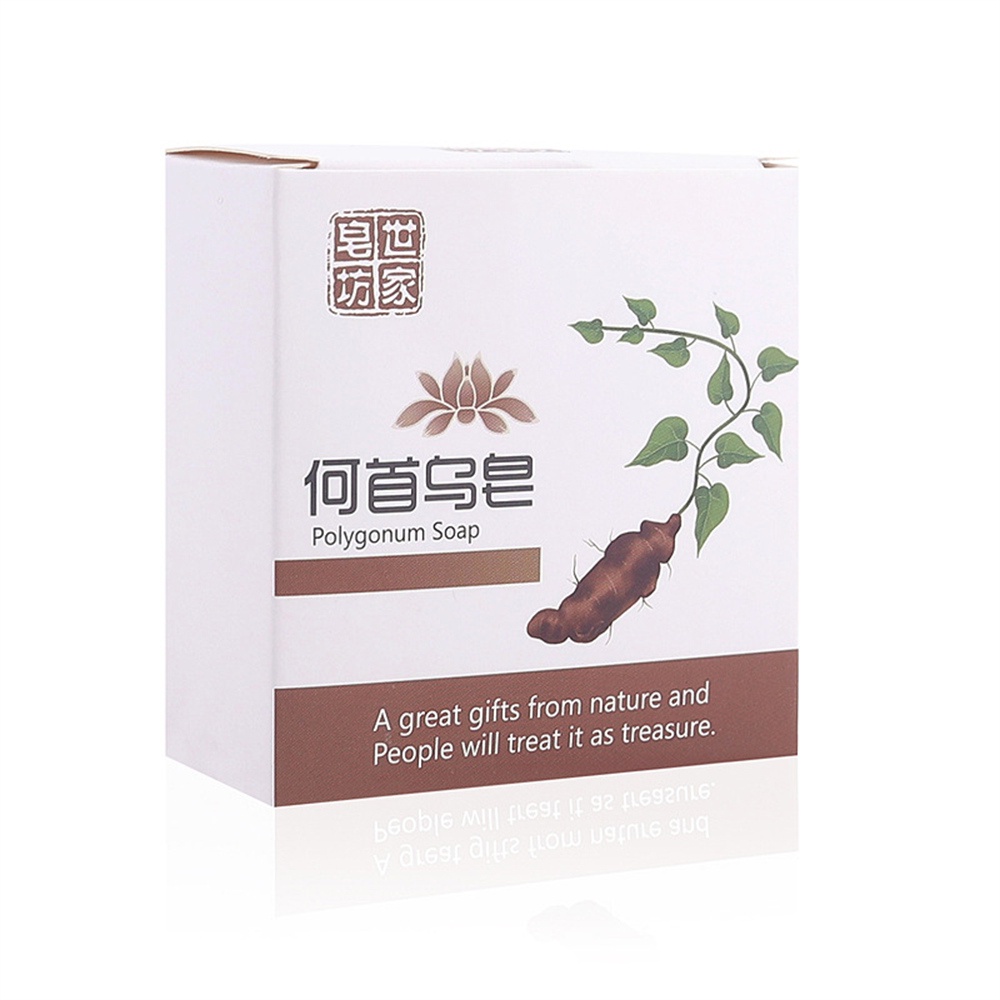Xà phòng gội đầu đa giác, dầu gội chống rụng tóc xà phòng tinh chất kiểm soát dầu xà phòng thủ công Multiflorum Dưỡng ẩm mềm mại nhẹ nhàng Làm mới tóc cố định heby1