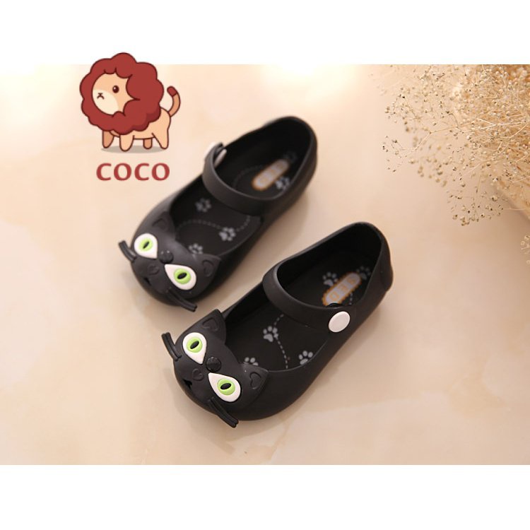 Giày Trẻ Em Mẫu Mới 2023 Hàng Có Sẵn Giày Jelly Hình Mèo Bánh Quy Cho Học Sinh
