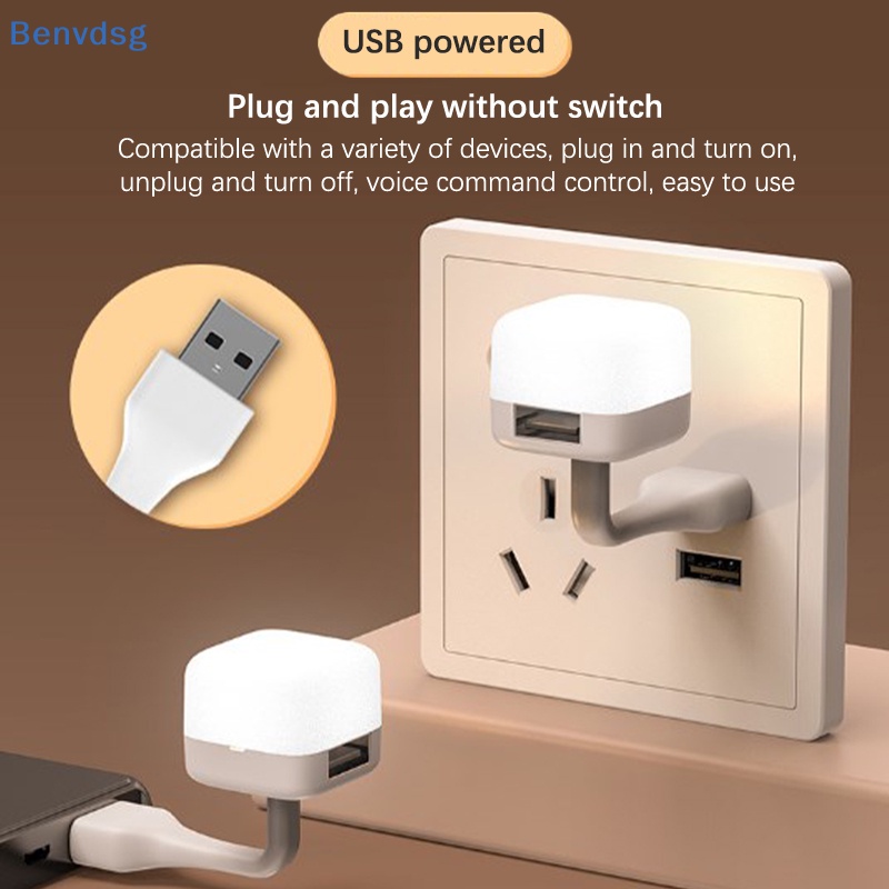 Đèn Ngủ Để Bàn Cảm Biến Âm Thanh Thông Minh USB Mini DIY