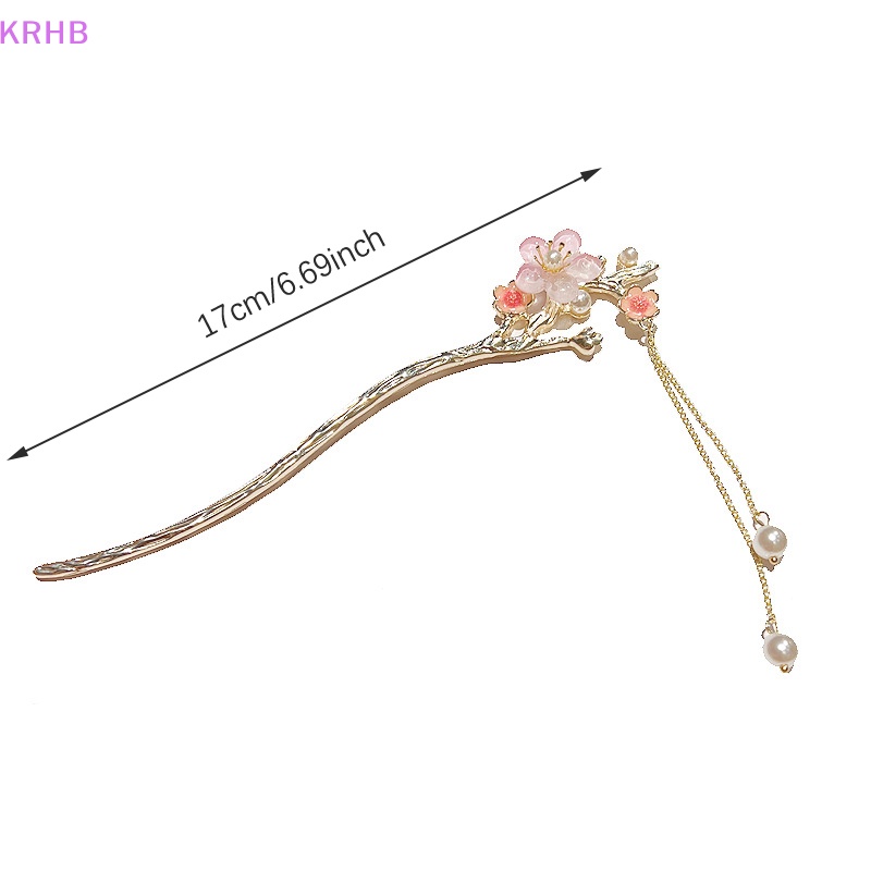 Trâm Cài Tóc Tua Rua Bằng Kim Loại Phong Cách Trung Hoa Cổ Điển Dành Cho Nữ Mới