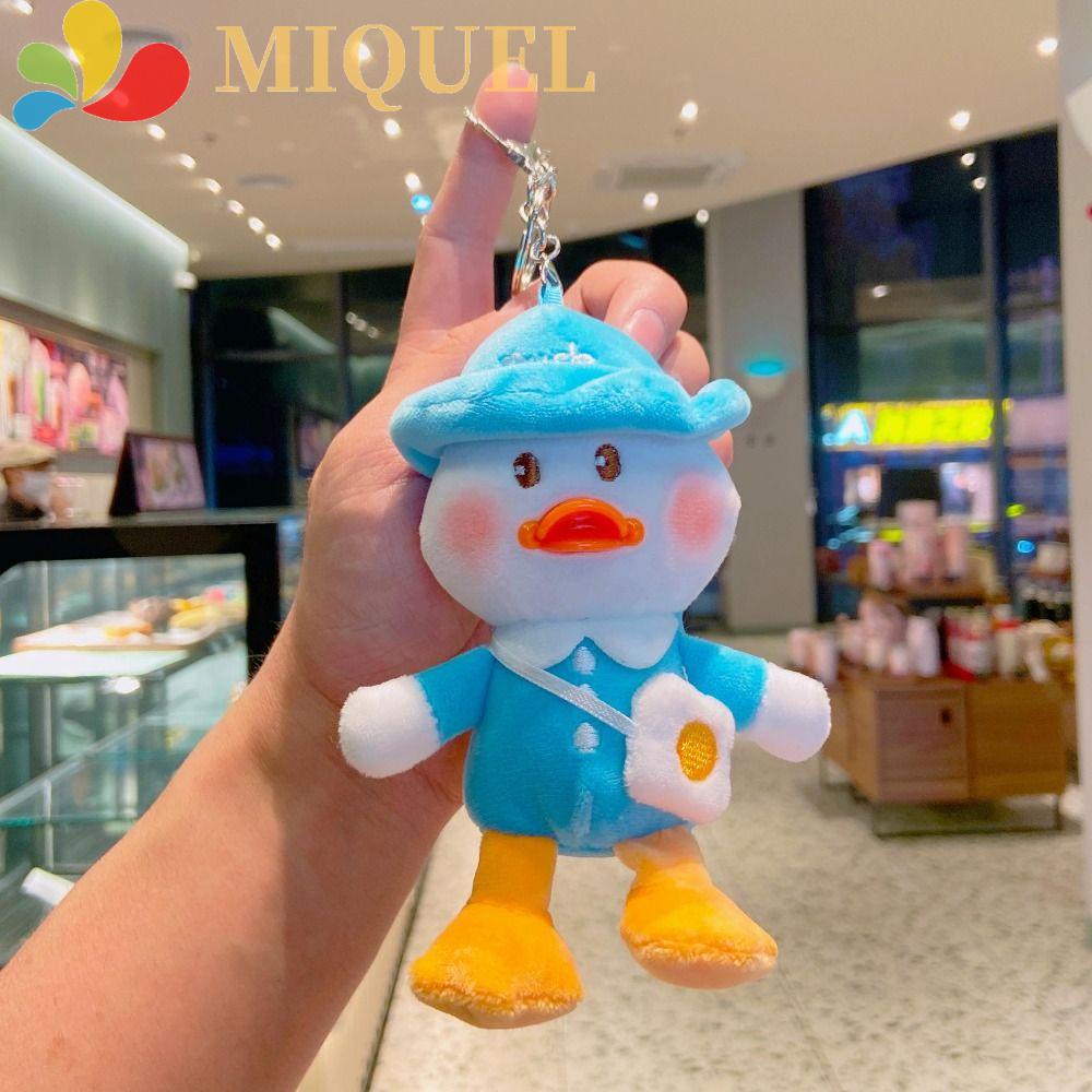 Móc Khóa Vịt Nhồi Bông Mềm Mại Dễ Thương