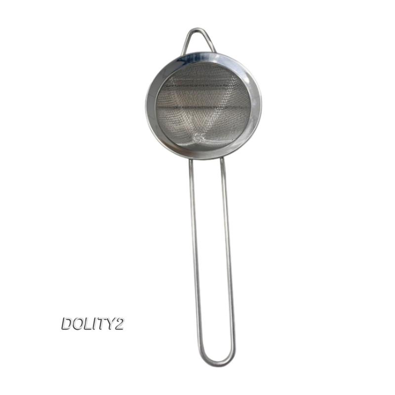 Dụng Cụ Rây Bột Làm Cocktail Bằng Thép Không Gỉ 304 Hình Nón Tay Cầm Dài 2 Cái